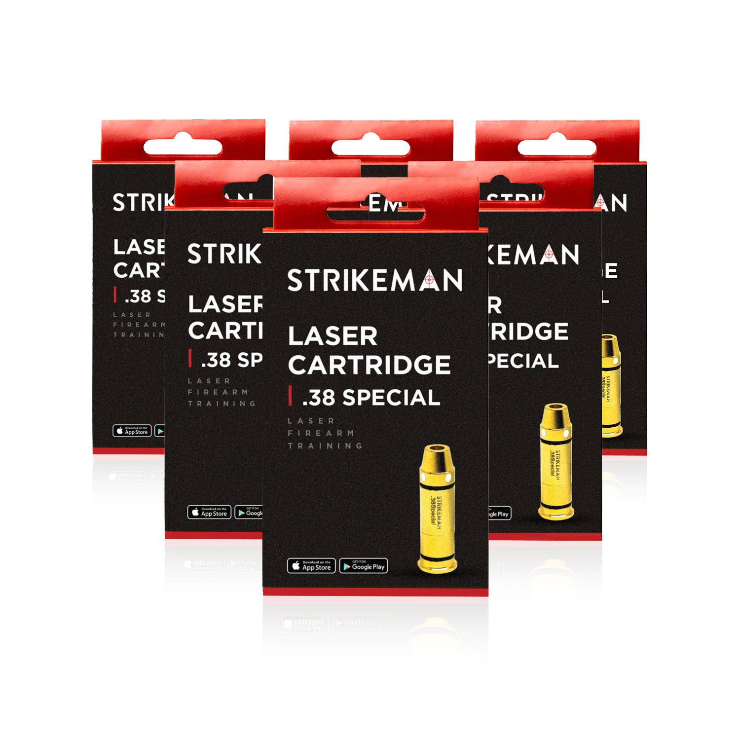 Strikeman Laser Bullet Cartridge - .38 Special/.357 Magnum (6-Pack)